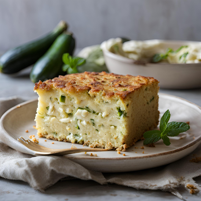 Moelleux au Chèvre et à la Courgette