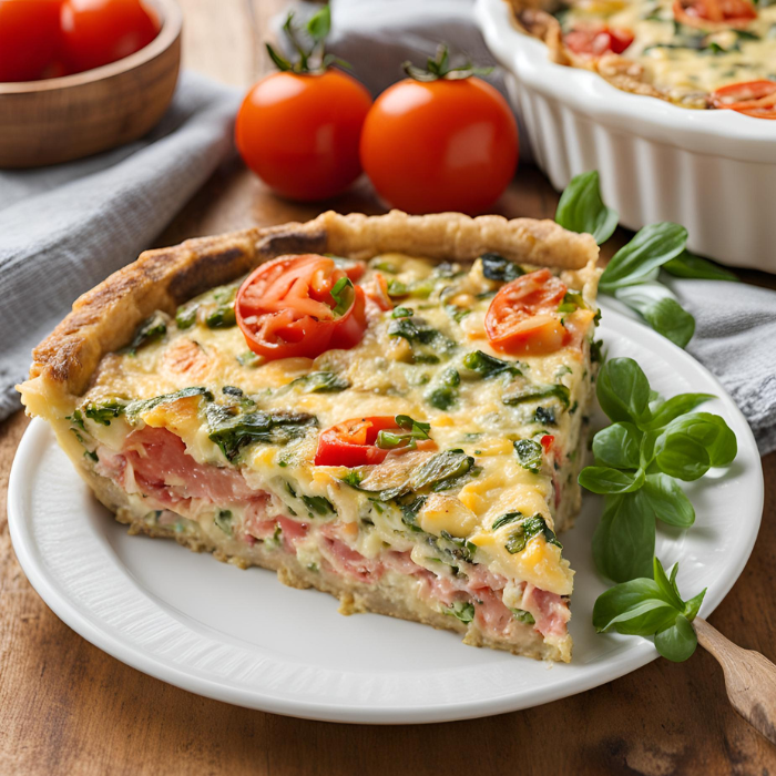 Quiche Sans Pâte au Thon