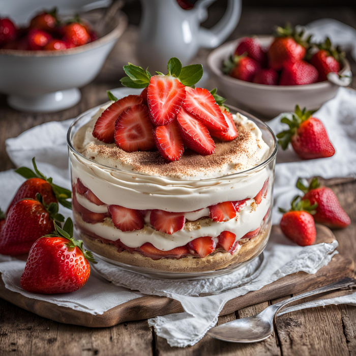 Tiramisu aux Fraises