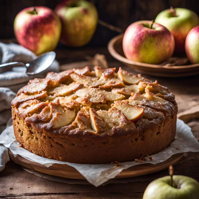 gâteau aux pommes