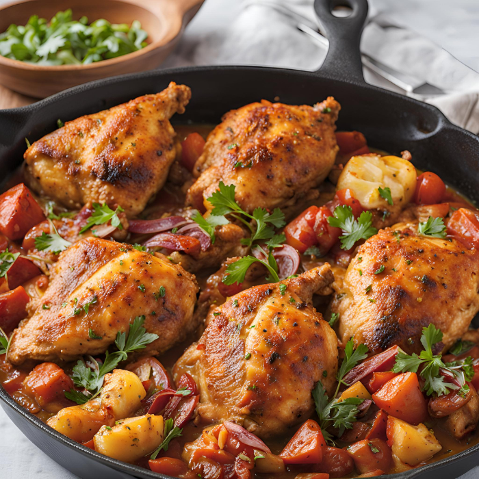 Poulet Basquaise Recette