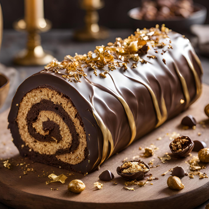 Bûche Chocolat Praliné