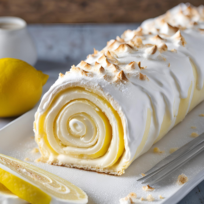 Bûche Citron Meringuée