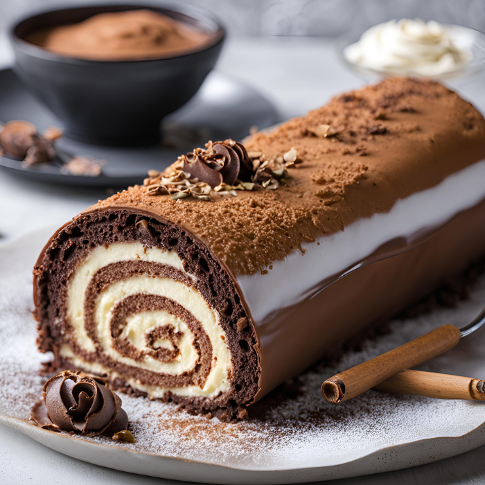 Bûche Façon Tiramisu