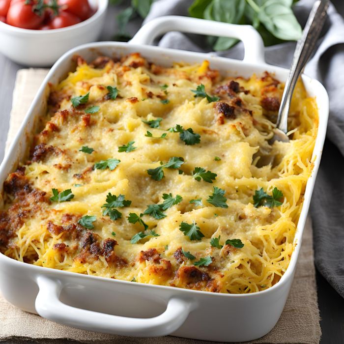 Recette Courge Spaghetti Gratin