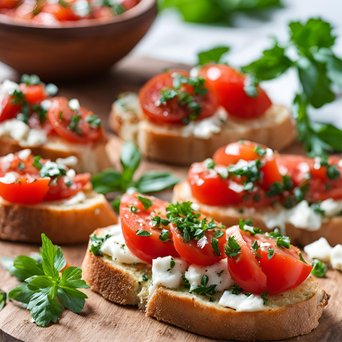 Recette de Bruschetta au Four