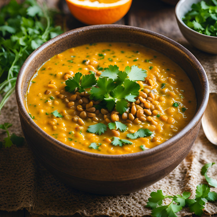 Dahl de Lentilles au Lait de Coco