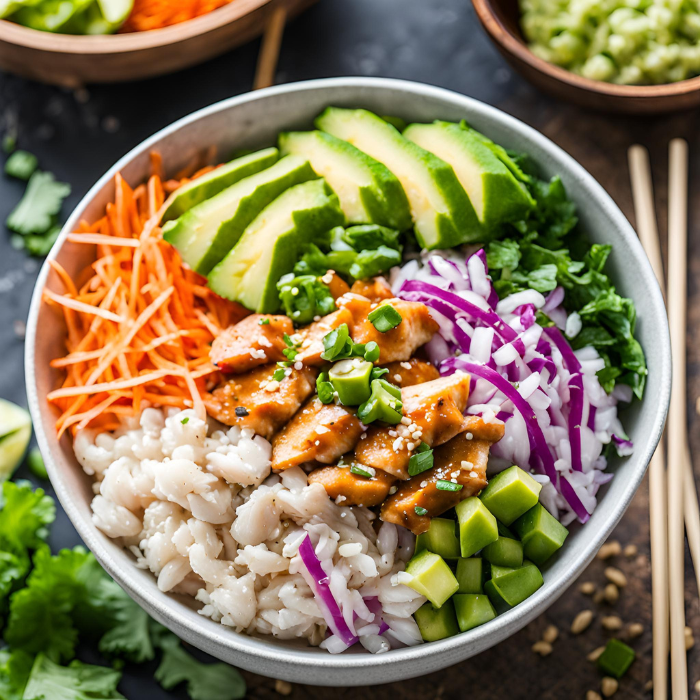 Recette Poke Bowl Poulet