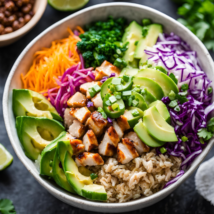 Recette Poke Bowl Poulet Sauce