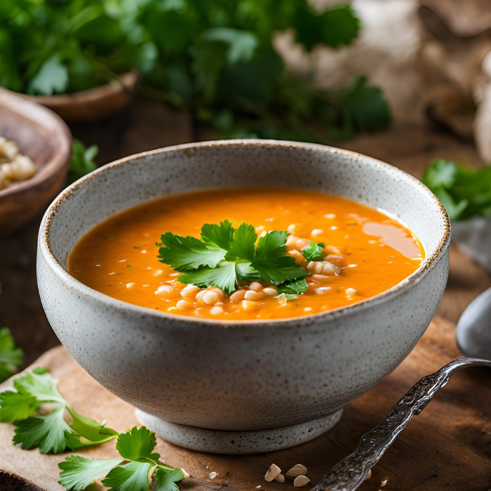 Soupe Lentilles Corail Coco