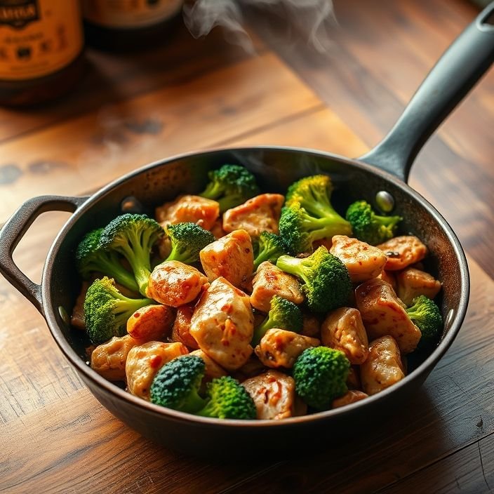 Sauté de Poulet et Broccoli
